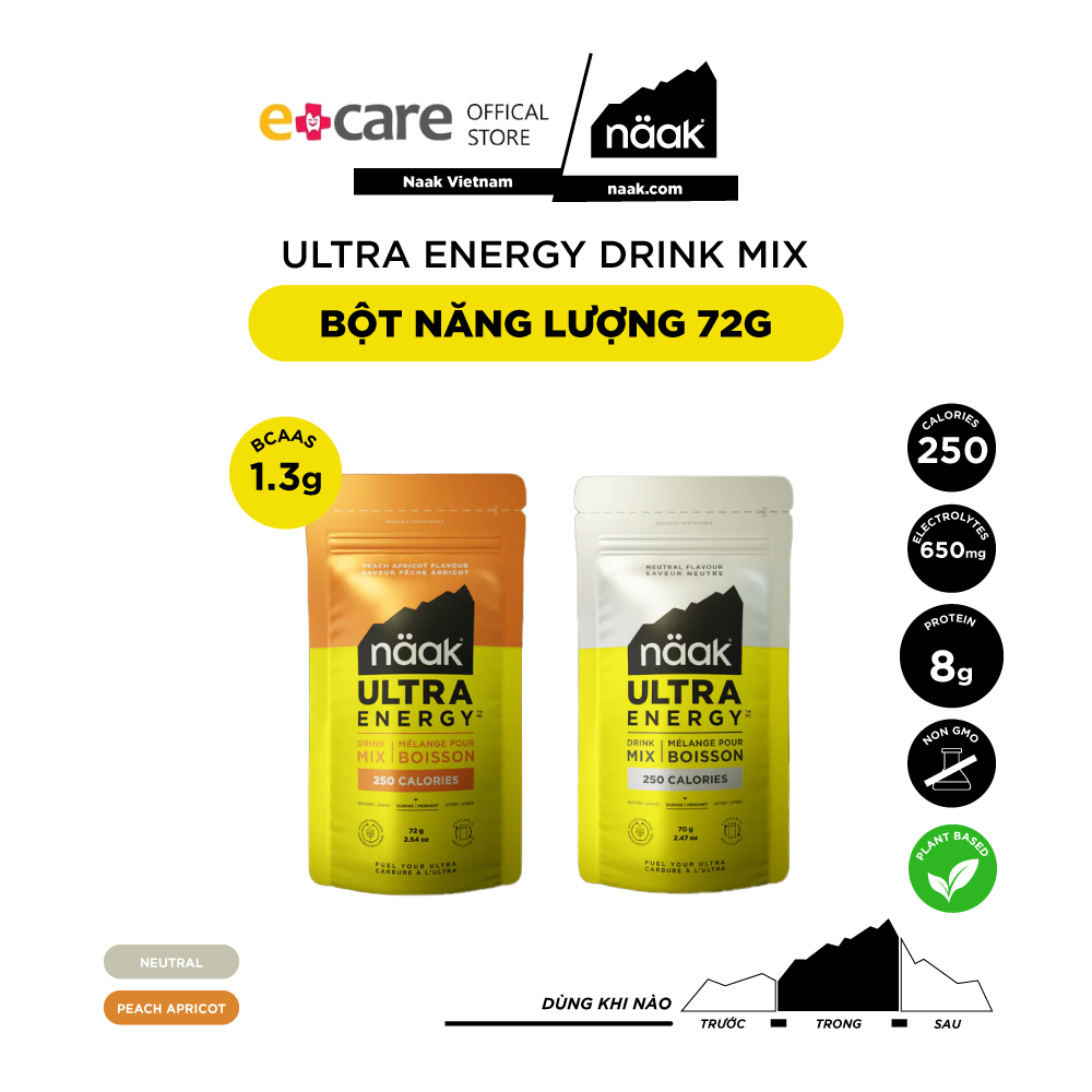  [New] Thức uống năng lượng Drink Mix Naak Utral Energy 72g 