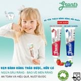  Kem đánh răng trẻ em Grants Of Australia Kids Natural Toothpaste 75g 