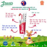  Kem đánh răng trẻ em Grants Of Australia Kids Natural Toothpaste 75g 