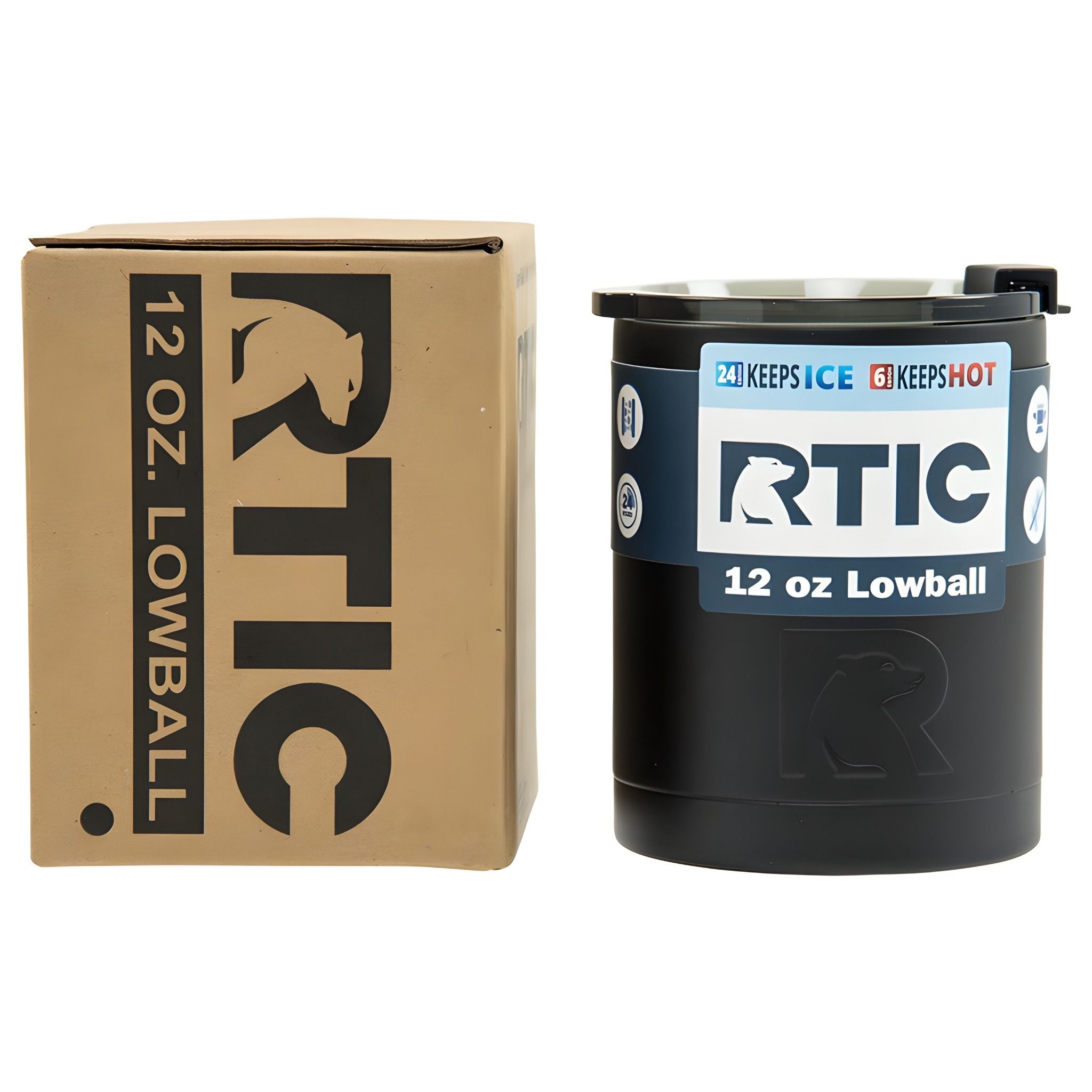  Ly Giữ Nhiệt RTIC Lowball Tumbler 350ml 12oz Made in USA - Nhiều màu 