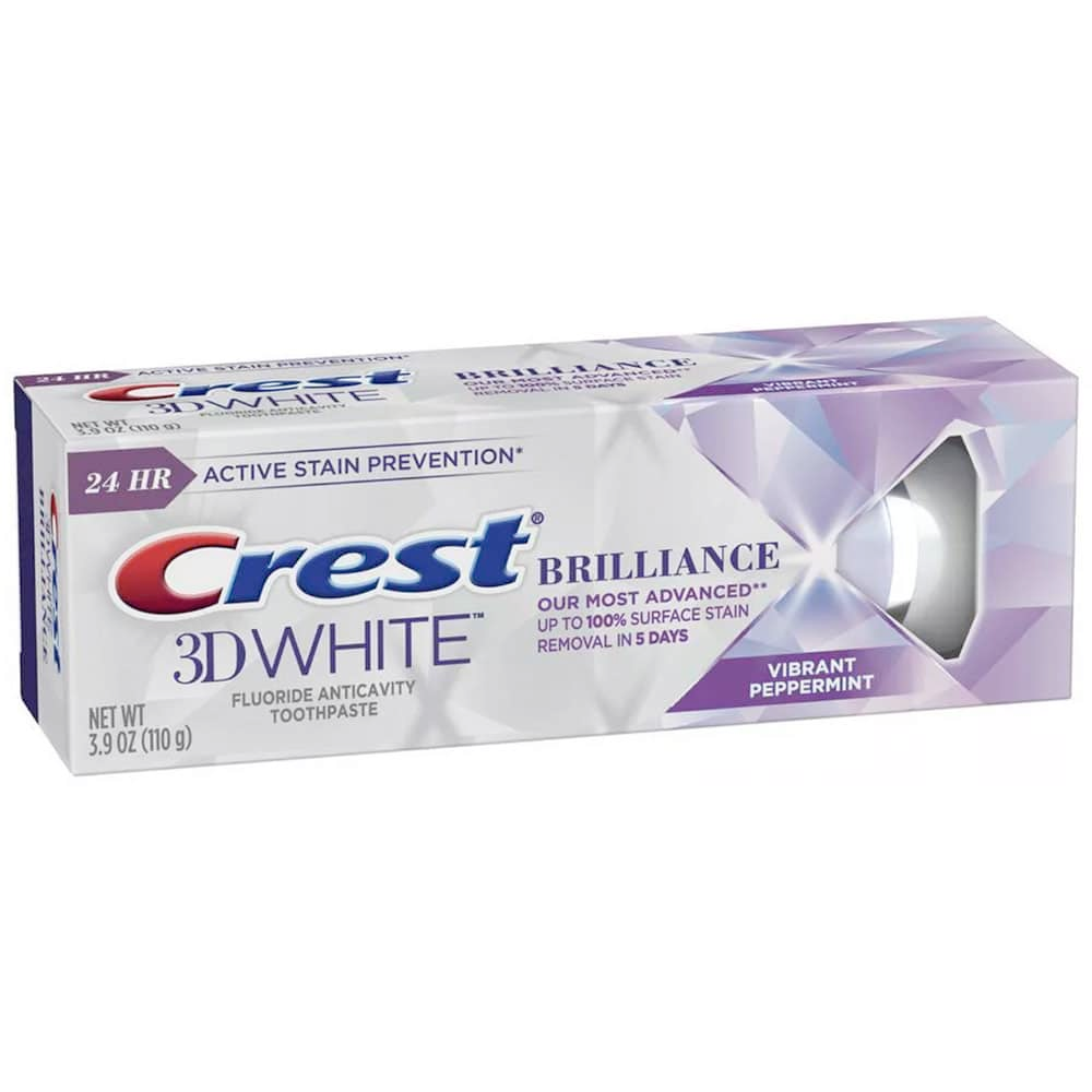  Kem đánh răng Crest 3D White Brilliance làm trắng răng 110g 