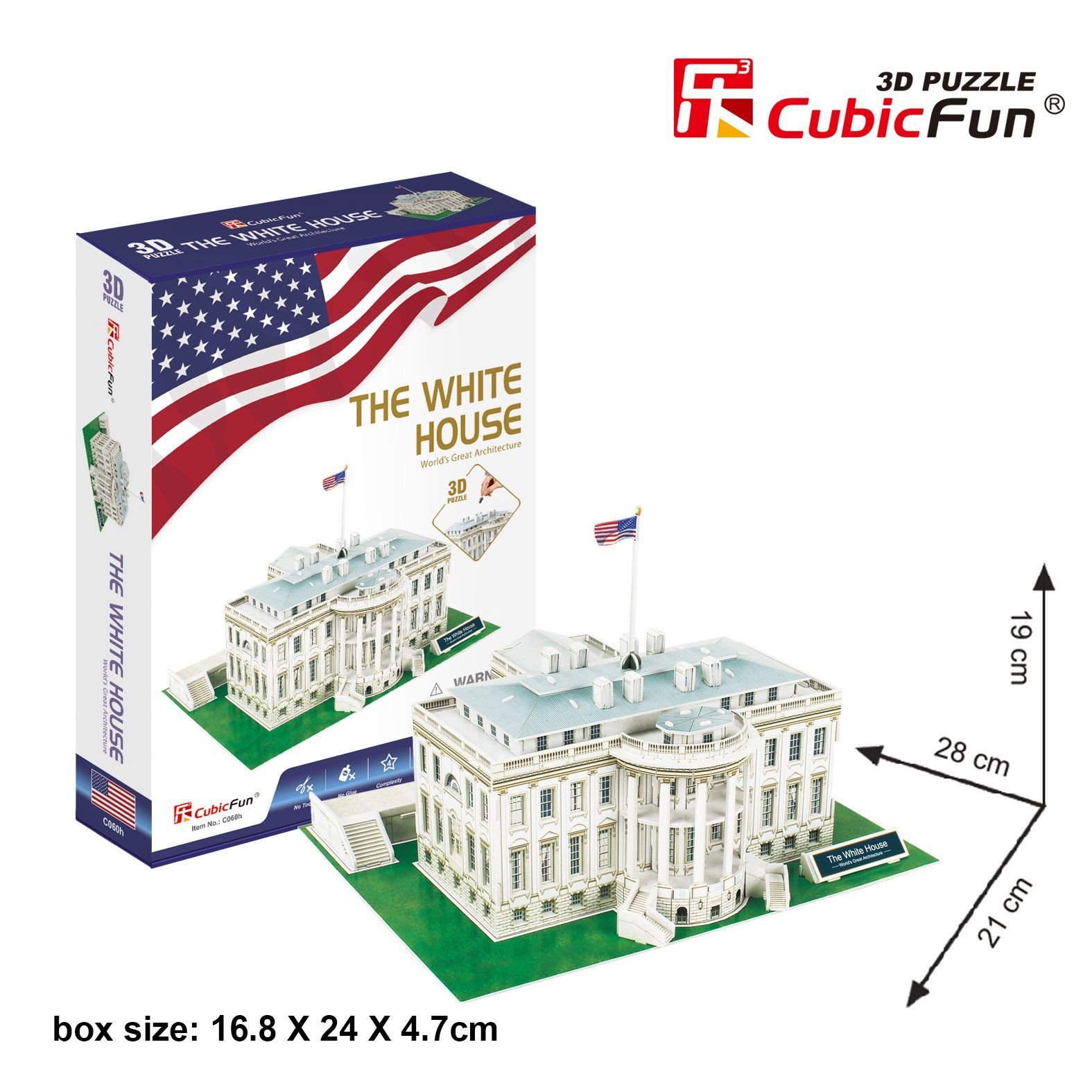 Mô Hình Giấy 3D Puzzle  Nhà Trắng White House  Meyeuoivn  Đồ chơi  giáo dục  Đồ chơi trí tuệ  Đồ Chơi Gỗ  An Toàn  Sáng Tạo  Giáo Dục   Mỹ Thuật