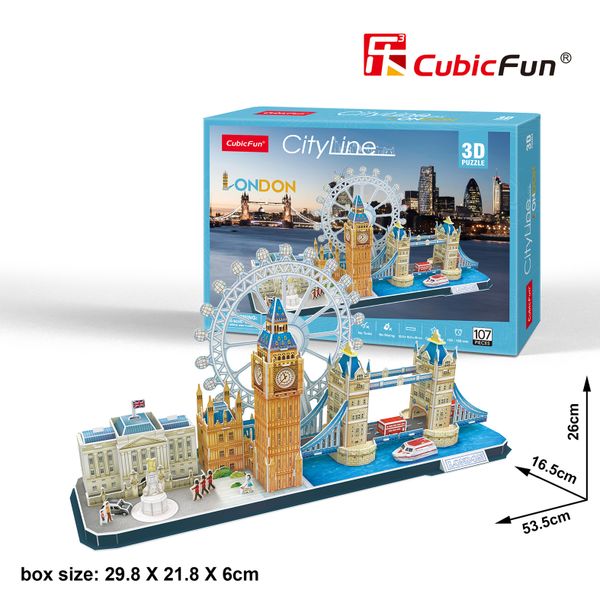  Mô Hình Giấy 3D Puzzle - Thành Phố Luân Đôn 