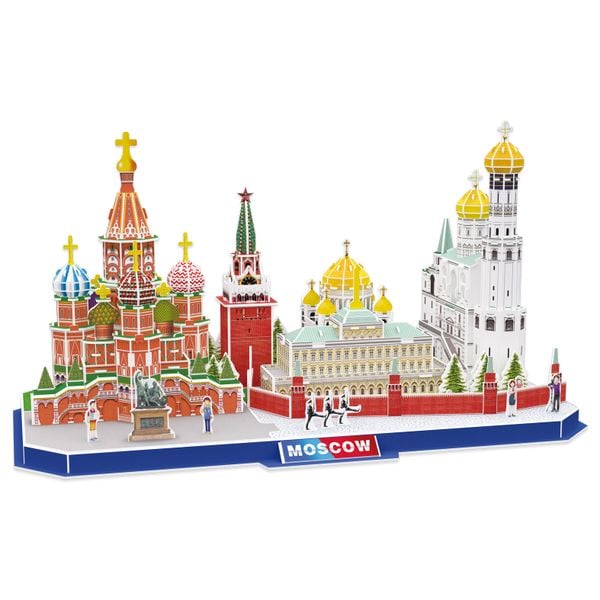  Mô Hình Giấy 3D Puzzle - Thành Phố Moscow 