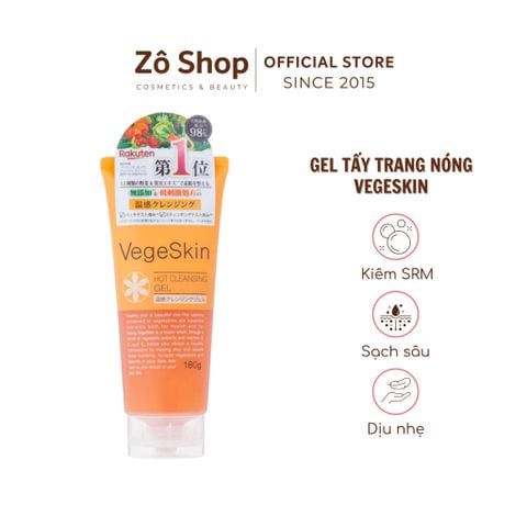 Gel tẩy trang nóng kiêm SRM Vegeskin Hot Cleansing Gel 180g