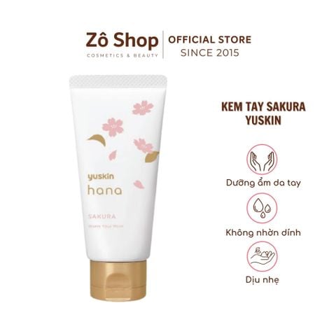 Kem dưỡng da tay Yuskin Hana hương Sakura 50g