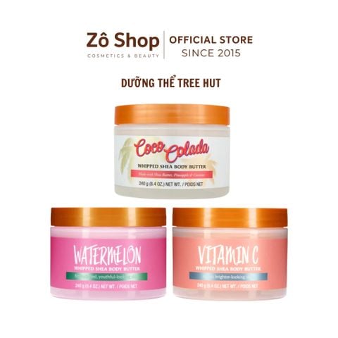 Bơ dưỡng thể Tree Hut Whipped Body Butter 240g