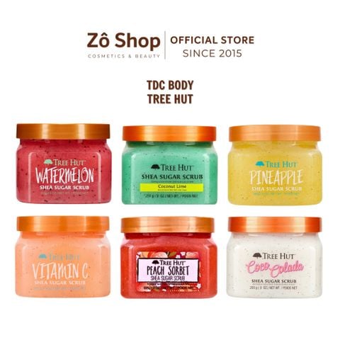 Tẩy da chết body Tree Hut 255g