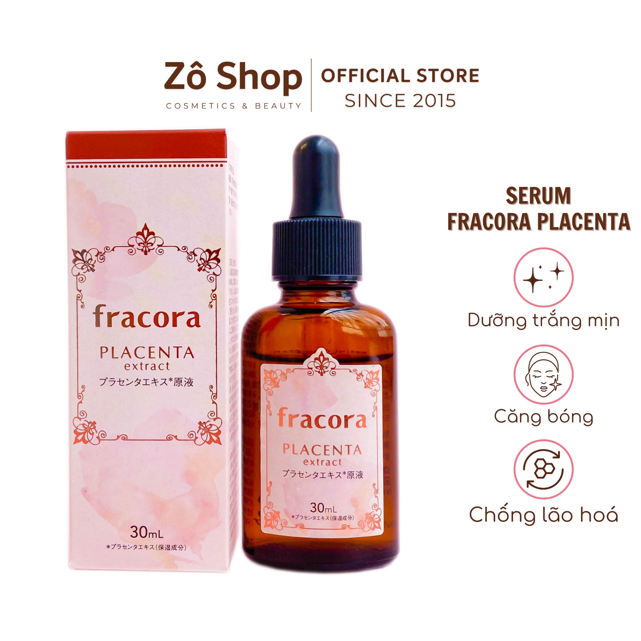 fracora PLACENTA extract 30mL FRACORA] White'st Placenta Extract