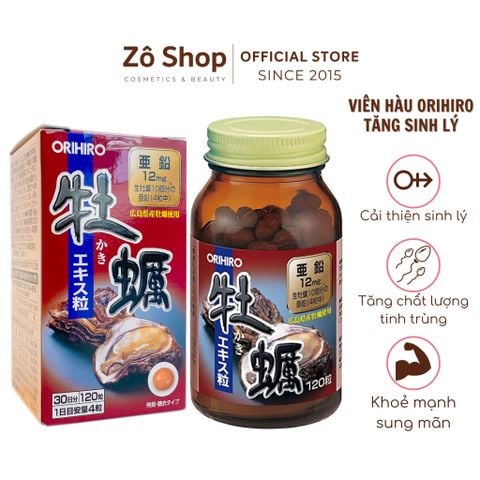 Thực phẩm bảo vệ sức khỏe ORIHIRO new oyster extract tablets