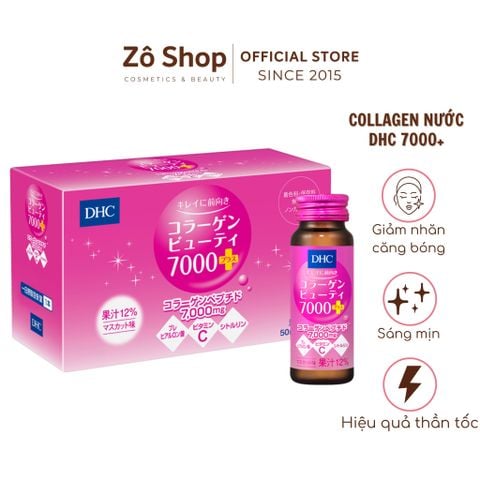 Collagen nước tăng sinh nội thể - DHC Collagen Beauty 7000 Plus (10 chai)