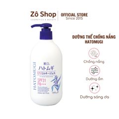 Dưỡng thể dưỡng trắng chống nắng - Reihaku Hatomugi UV Milky Gel SPF 31 PA+++ 250ml