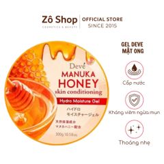 Gel 5 in 1 dưỡng ẩm, cấp nước, mịn da, ngừa mụn - Devé Manuka Honey Hydro Moisture Gel 300g