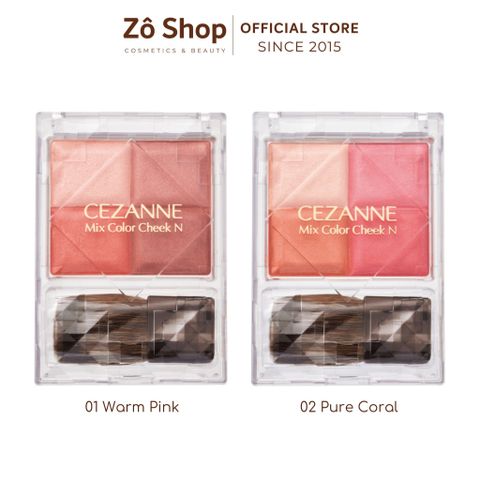 Phấn má dưỡng da - Cezanne Mix Color Cheek N