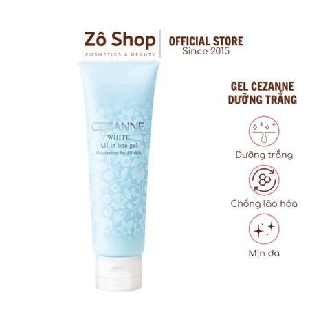 Gel dưỡng trắng, chống lão hóa 7 in 1 - Cezanne Medicated Moisturizing Whitening Gel 80g