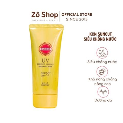 Kem chống nắng siêu chống nước Suncut Perfect UV essence SPF50+ PA++++ 60g