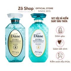 Set gội xả Moist Diane - Kiểm soát dầu thừa