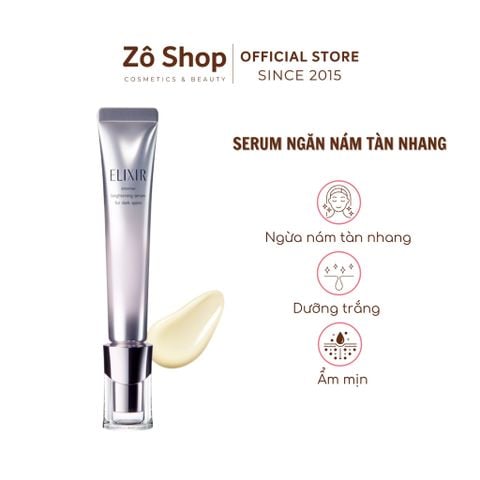 Serum dưỡng trắng, ngừa nám tàn nhang - Shiseido Elixir Spot Clear Serum WT (22g)