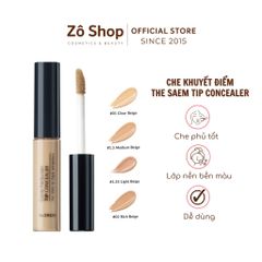 Kem che khuyết điểm The Saem Cover Perfection Tip Concealer  (6.5g)