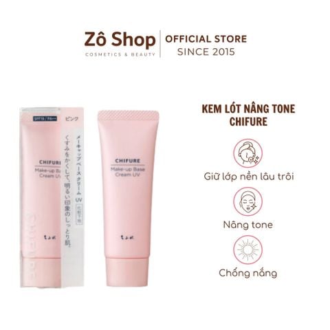 Kem lót nâng tone trắng hồng Chifure Makeup Base Cream UV 30g