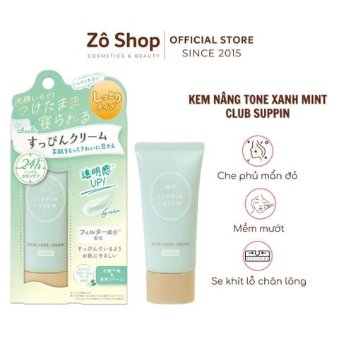 Kem dưỡng nâng tone che phủ thâm sẹo mụn, se khít lỗ chân lông Club Suppin Cream C White Floral 30g