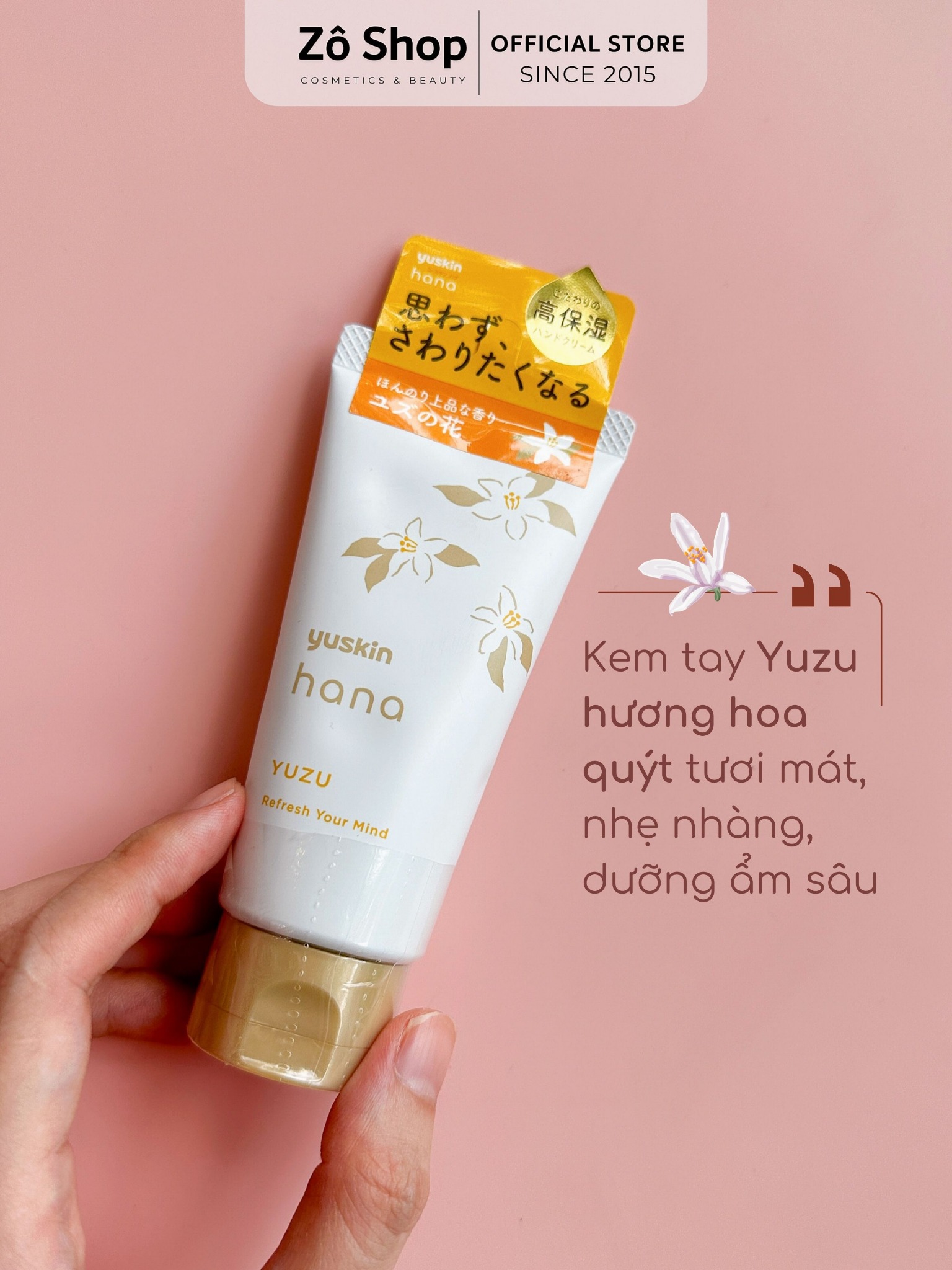 Kem dưỡng da tay Yuskin Hana hương Yuzu 50g – Mỹ phẩm Nhật - Zô shop