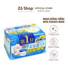 Mặt nạ dưỡng trắng - Kose Clear Turn White VC Essence (30 miếng)