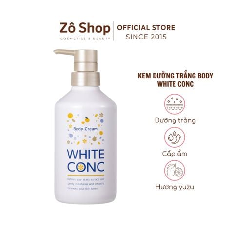 Kem dưỡng thể trắng da White Conc Whitening Body Milk 500g