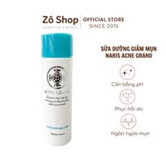 Sữa dưỡng trị mụn, giảm thâm mụn, chống oxy hóa - Naris Acne Grand Medicated Aqua Milk (160ml)