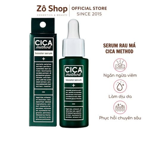 Serum phục hồi, bảo vệ da mẩn đỏ, ngừa mụn - Cica Method Booster Serum 28ml