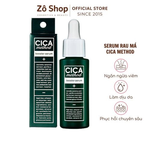 Serum phục hồi, bảo vệ da kích ứng, ngừa mụn - Cica Method Booster Serum 28ml