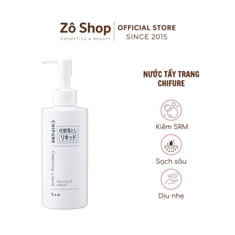 Nước tẩy trang kiêm SRM Chifure Cleansing Liquid 200ml