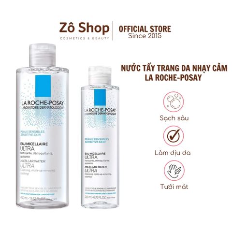 Nước tẩy trang La Roche-Posay Micellar Ultra cho da nhạy cảm