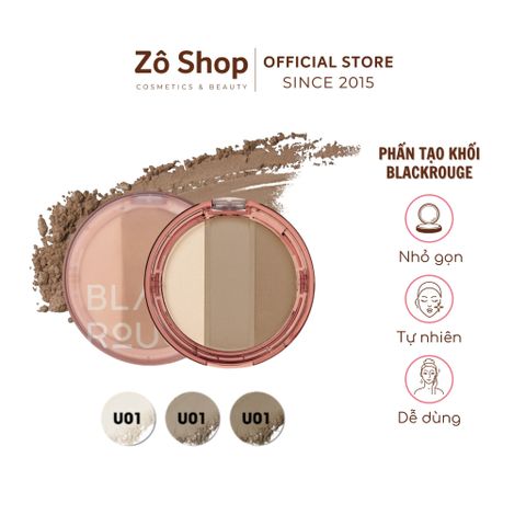 Tạo Khối Black Rouge Kiêm Highlight - Black Rouge Up And Down Triple Contouring 10g