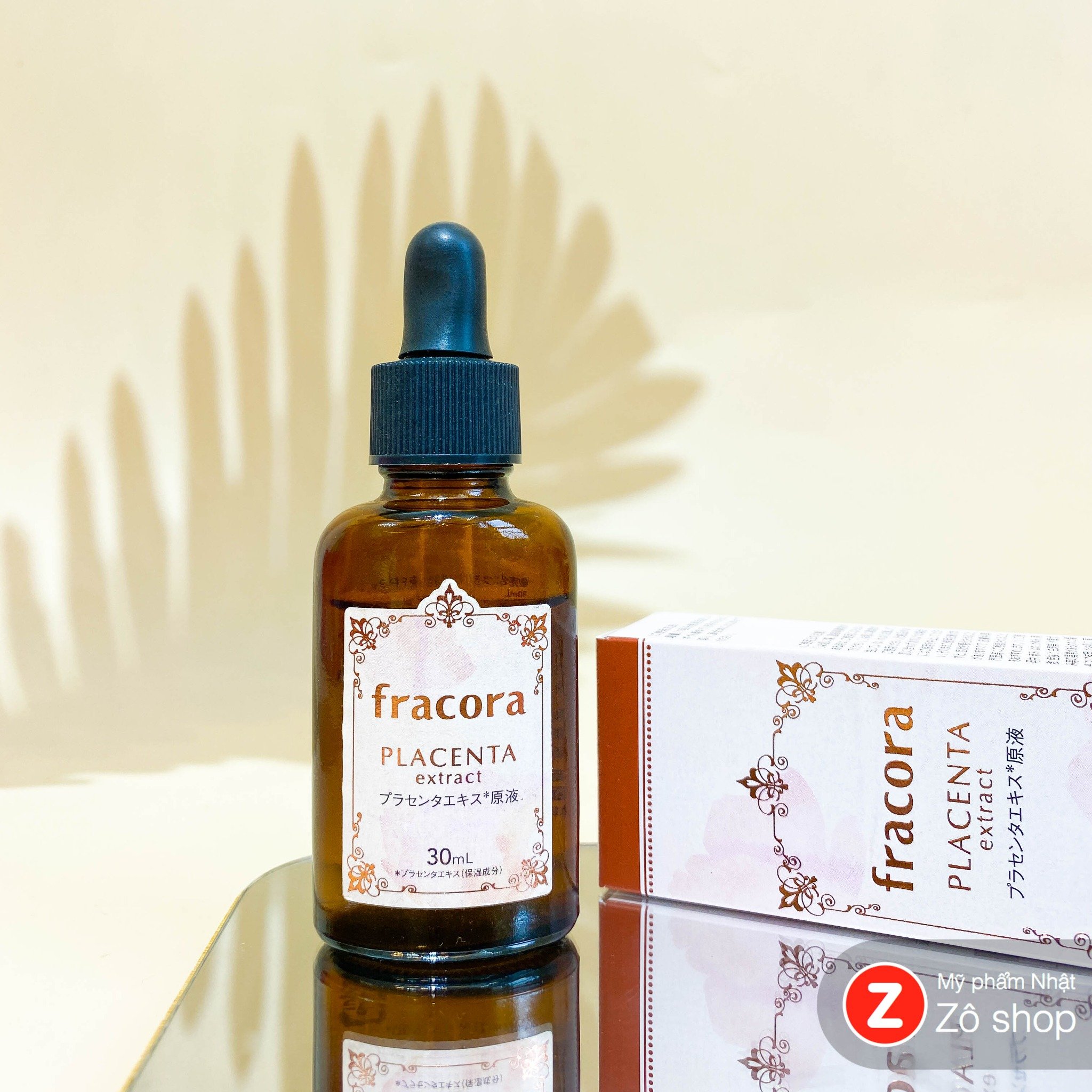 フラコラ　DEEP PLACENTA HITOKAN extract Fracora Deep Placenta Extract Serum 30ml - Japanese Beauty