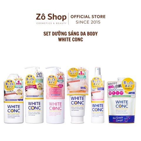 Set dưỡng trắng da body White ConC