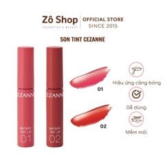 Son tint bóng Cezanne Watery Tint Lip