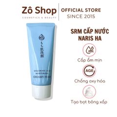 Sữa rửa mặt kiêm tẩy trang -  Naris Hyaluronic Acid Moisturizing Creamy Foam (100g)