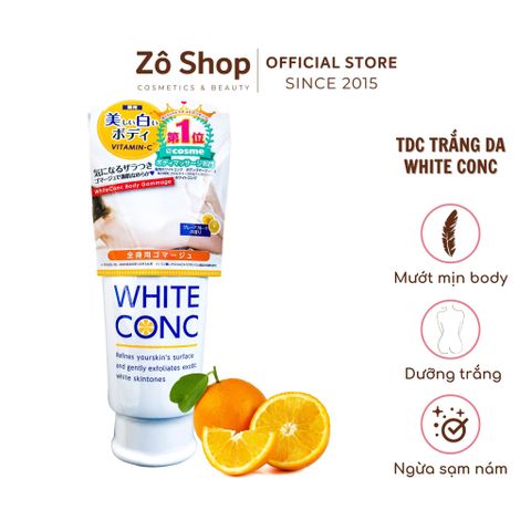 Tẩy da chết dưỡng trắng body - Medicated White Conc Body Gommage 180g