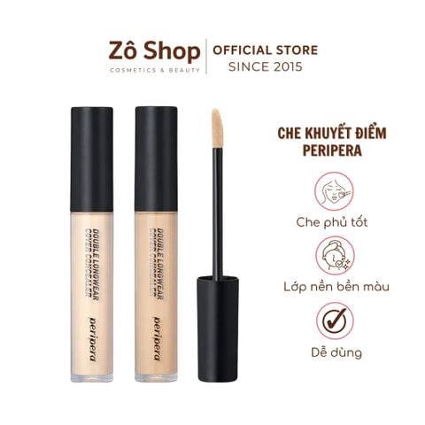 Che khuyết điểm Peripera Double Long Wear Cover 5.5g