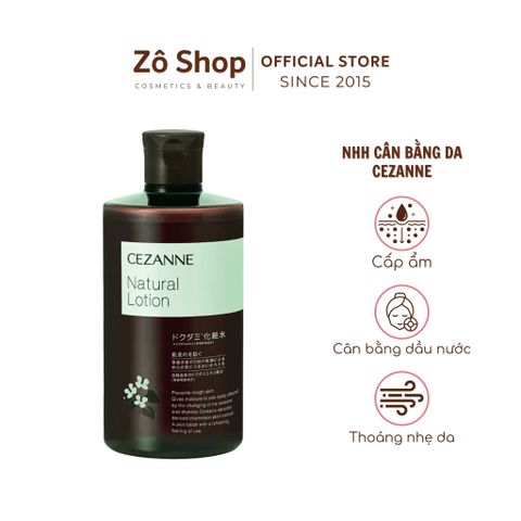 Nước hoa hồng cân bằng da Cezanne Natural Lotion 360ml