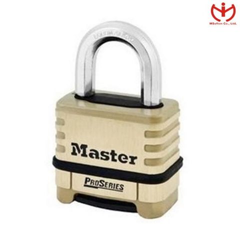  Khóa Số Master Lock 1175 D - Thân Đồng Rộng 57mm Càng Bát Giác Chống Cắt - MSOFT 