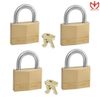 Bộ 4 Ổ Khóa Master Lock 150 EURQNOP Thân Đồng 50mm Dùng Chung 4 Chìa Răng Cưa - MSOFT