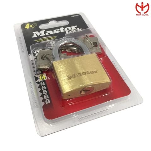  Khóa Master Lock 2840 EURD Thân Đồng Rộng 40mm 4 Chìa Răng Cưa - MSOFT 