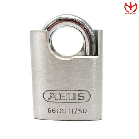  Ổ Khóa ABUS 66CSTI/50 Thân TITALIUM Rộng 50mm 4 Chìa Vi Tính - MSOFT 