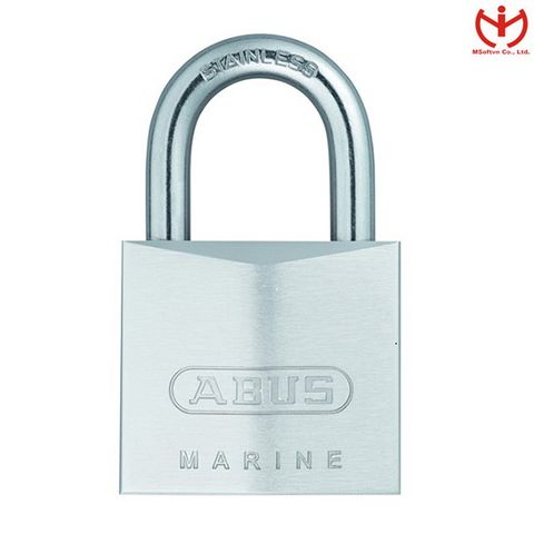  Ổ Khóa ABUS MARINE 75IB/50 Thân Đồng Bọc Chrome Rộng 50mm Chìa Vi Tính - MSOFT 