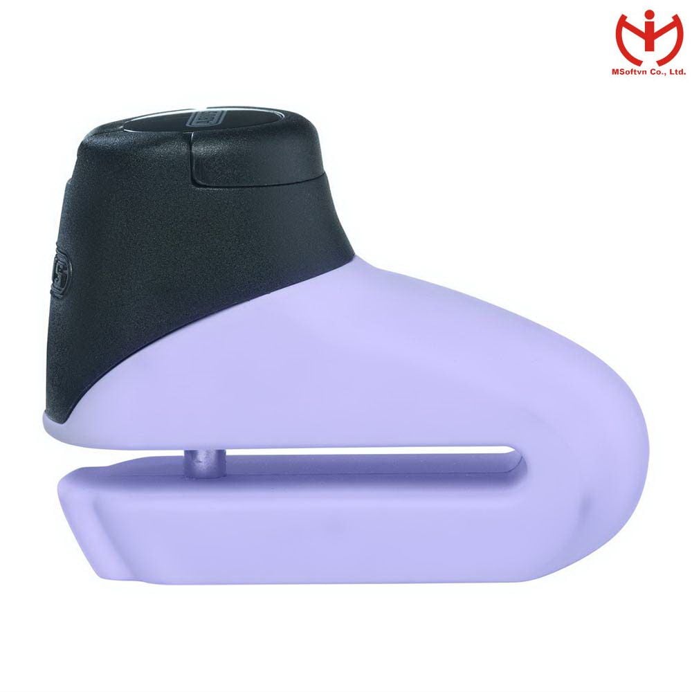 Khóa đĩa xe máy ABUS 305 LILAC - Tím nhạt - MSOFT