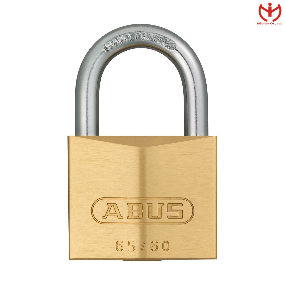 Ổ Khóa ABUS 65/60 Thân Đồng Chìa Răng Cưa - MSOFT