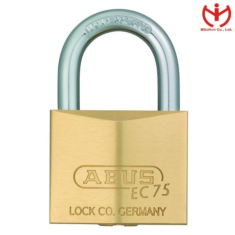  Ổ Khóa ABUS EC 75/60 Thân Đồng Chìa Vi Tính - MSOFT 