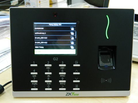  Máy Chấm Công Vân Tay ZKTeco G2 - MSOFT 